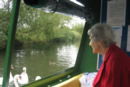 <a trip up the medway on the Kingfisher boat>